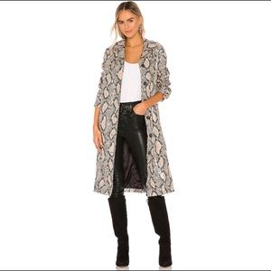 Apparis Zahra Vegan Leather Python Jacket NWT